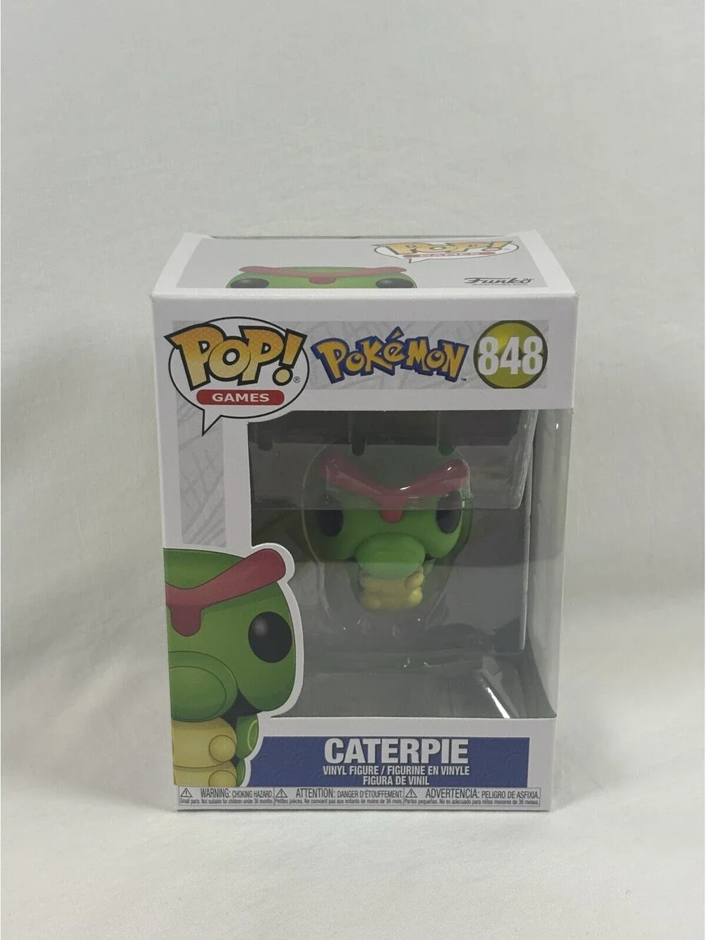 Funko POP! Games CATERPIE 848 Pokémon Vinyl Figure 2021